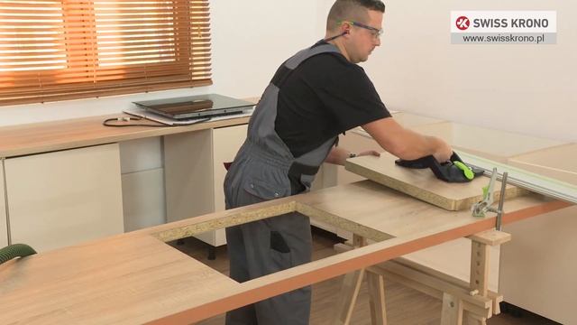 Blaty kuchenne SWISS KRONO - zasady montażu płyty grzewczej смотреть онлайн
