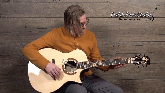 2022 Stehr Grand Auditorium African Blackwood/Adirondack Spruce Played by Matt Thomas смотреть онлайн