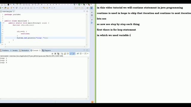 16- java programming for beginners - continue statement in java (programming language) | 2019 смотреть онлайн