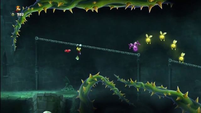 Rayman Legends Walkthrough Part 2: Creepy Castle [TEENSIES IN TROUBLE] - Gameplay NO COMMENTARY смотреть онлайн