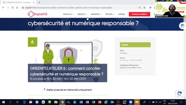 GREENITD ATELIER 6 : comment concilier cybersécurité et numérique responsable ? смотреть онлайн