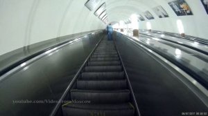 Метро Октябрьская кольцевой линии, выход в город // 08.07.2017