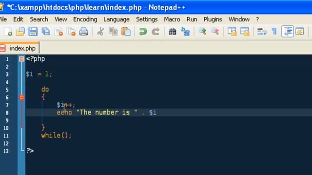 Intro into PHP - 11 - Do While Loop смотреть онлайн