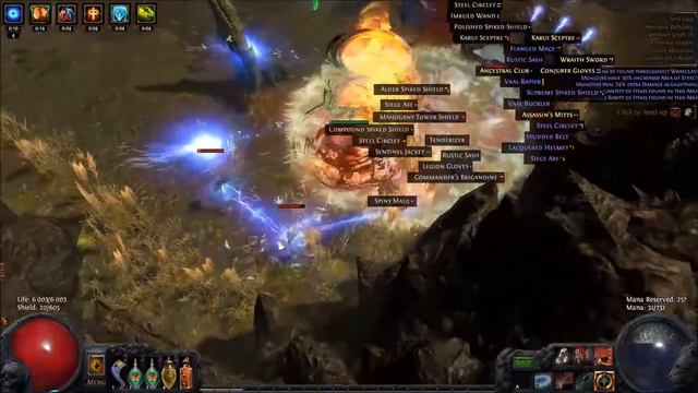 Poe 2.2 Build Self Damage  - Scion