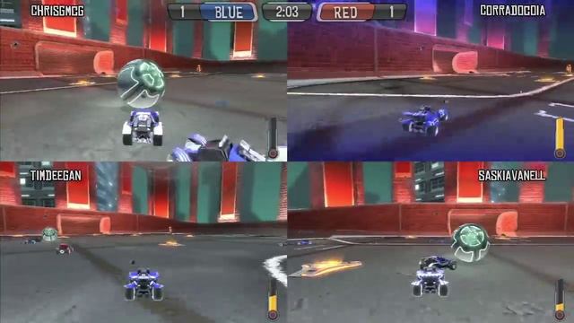 Supersonic Acrobatic Rocket Powered Battle Cars: Red vs Blue (PS3 Multiplayer) смотреть онлайн
