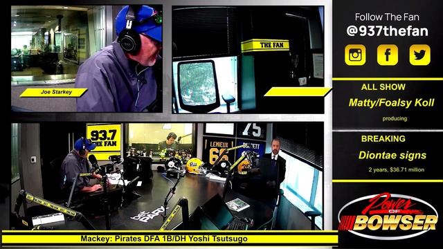 Joe Starkey & Matt Koll react live to Diontae Johnson contract extension смотреть онлайн