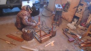 Санки - из старых спинок кровати