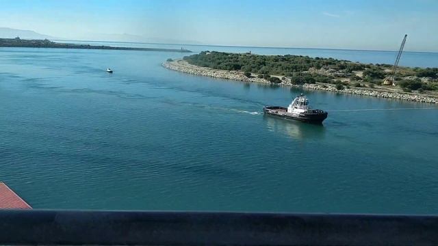 400 metres Giant Container Vessel Berthing at Gioia Tauro, Italy || MSC ISTANBUL смотреть онлайн