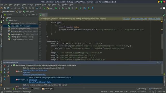 How To Fix Error Firebase 11.2.0(Error 31,13 & 32,13) - Android Studio смотреть онлайн