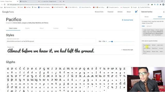 How to change font style, size and color in CSS | Import Google font in CSS смотреть онлайн