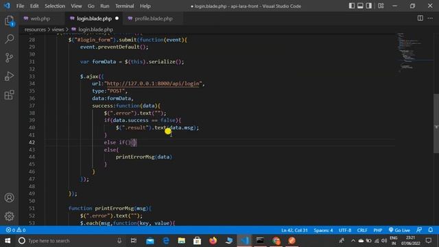 Laravel API Integration Project #4 - Login API Integrate With Save JWT Token In Laravel In Hindi смотреть онлайн
