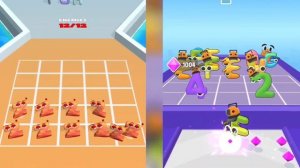 Alphabet Run ABC Letter Go VS Alphabet Epic Rush, Number Lore, Merge Battles, Alphabet Lore Games