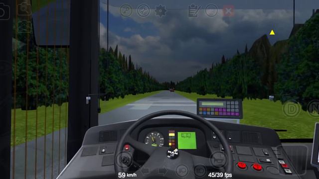 Proton Bus Simulator Urbano. Карта: Podmiejska. Автобус: Man_D28. Маршрут: Nº191 ( Обратный рейс).
