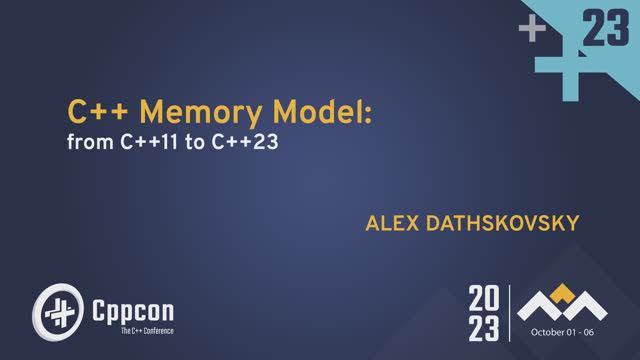 C++ Memory Model: from C++11 to C++23 - Alex Dathskovsky - CppCon 2023 смотреть онлайн