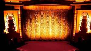 футаж СЦЕНА С ЦВЕТОМУЗЫКОЙ