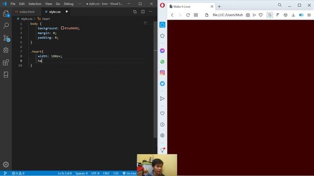 Membuat Love dengan Html & Css Cocok Untuk Surprise Mantan, Pacar, atau Gebetan. #html #css #love смотреть онлайн