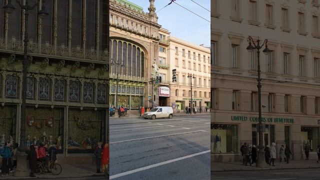 Санкт-Петербург сегодня март 2023 года. Невский проспект, Дом Елисеевых / смотри закреп. комментари смотреть онлайн
