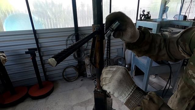 Кузнечная корзинка, фонарь, новая, с помощью простого приспособления. смотреть онлайн