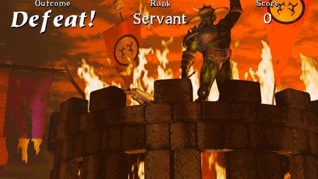 Warcraft II: Tides of Darkness (DOS) - Human Defeat смотреть онлайн