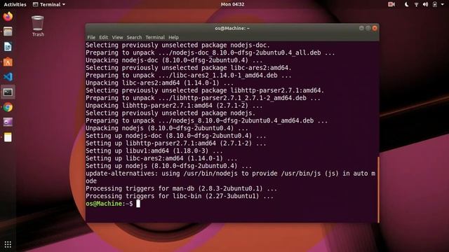 Ubuntu install nodejs and npm using terminal смотреть онлайн