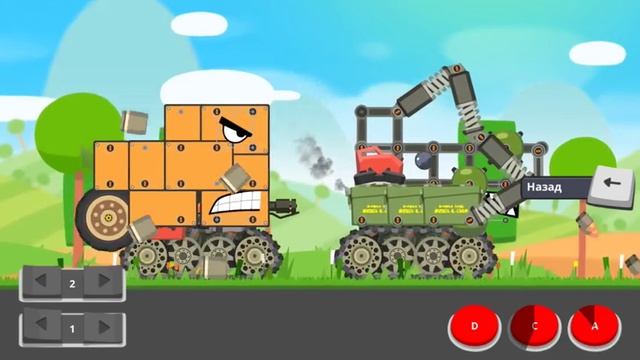 Прокачали ТАНК на макс! сделали донат! открываем кейсы! непобедимый танк! Super Tank Rumble смотреть онлайн