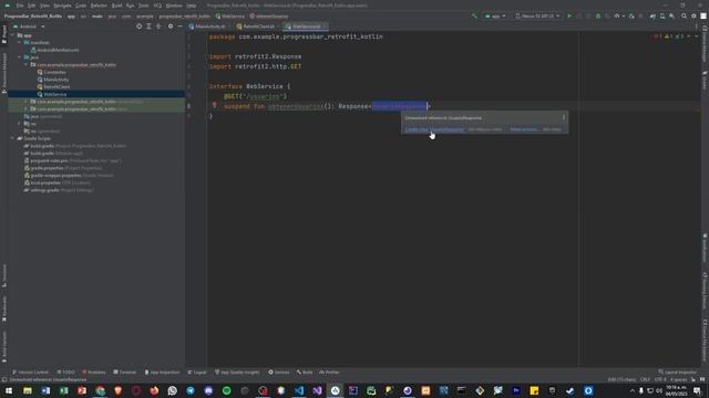 Usar LinearProgressIndicator con Retrofit, Kotlin y Android Studio смотреть онлайн
