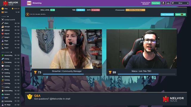 Melvor Idle: Throne of the Herald Expansion July Live Stream VOD смотреть онлайн