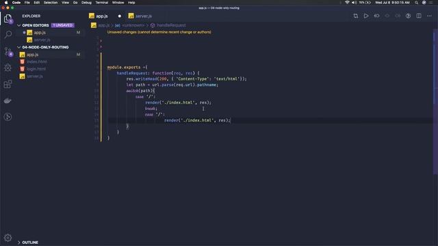 Node JS Route Handler #14 смотреть онлайн