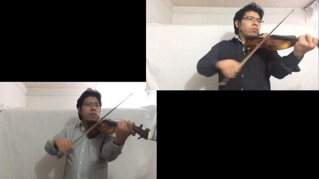 D. SHOSTAKOVICH - 5 Pieces for 2 violins and piano ( GAVOTTE ) смотреть онлайн