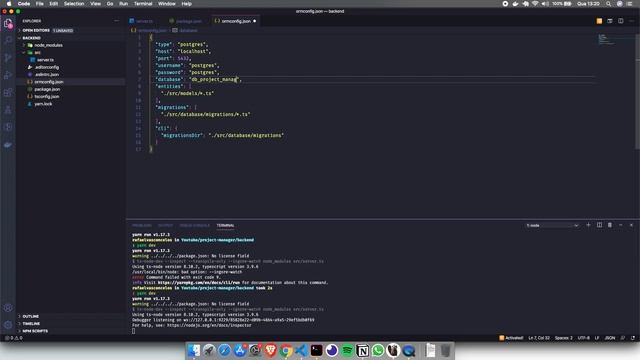 Project Manager (Backend) - Criando o Projeto e Executando a Primeira Migration!!! (Parte 1) смотреть онлайн