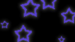 Синие Летящие Звезды Красивый видео фон на экран 1 час