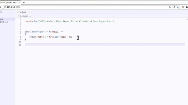 AI assisted code suggestions on web IDE смотреть онлайн