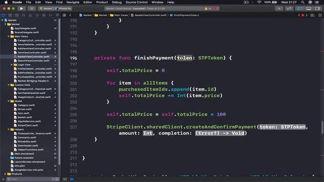 iOS 13 tutorial, build online shop with Swift 5 and firebase 110 of 120 смотреть онлайн