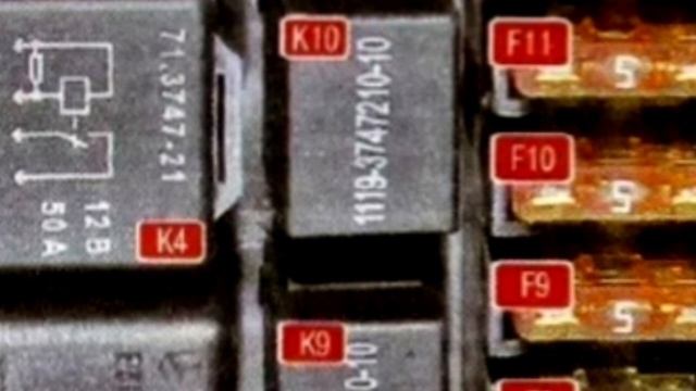 Вот блок предохранителей ЛАДА  ГРАНТА лифтбек, ЛАДА ГРАНТА люкс. Что за что отвечает.