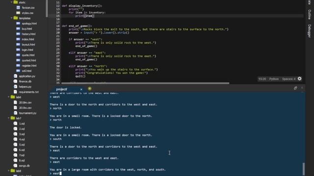 CS50 Final Project - Python Text Adventure Game смотреть онлайн
