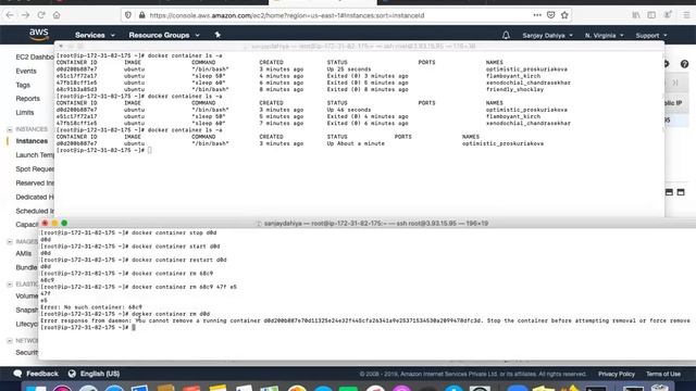 Lecture 2 Docker Container Basic Command create, start, stop, rm IN HINDI смотреть онлайн