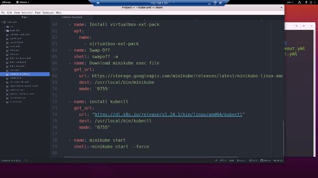 Ansible playbook устанавливаю Minikube c Helm и Ingress смотреть онлайн