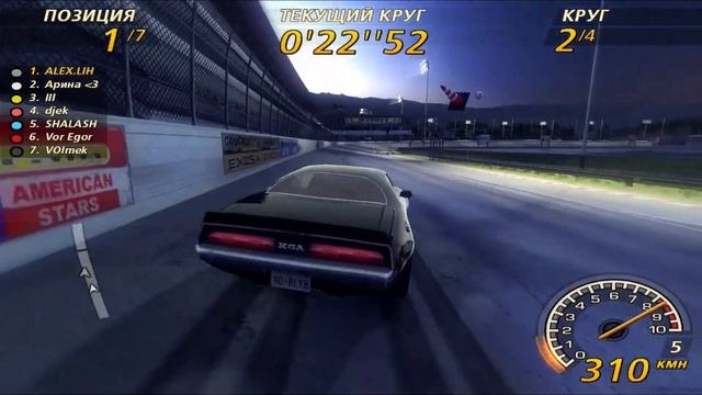 26. Вечерняя онлайн - гонка на кольце Naskar . FlatOut 2. Evening online race on the Nascar ring. смотреть онлайн