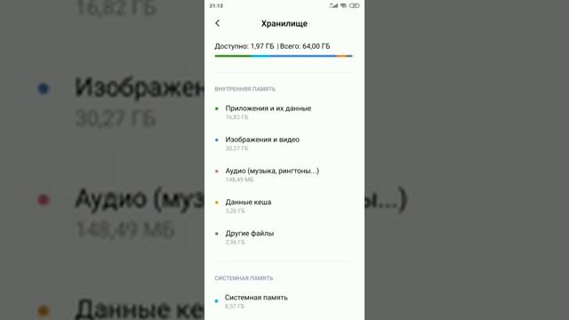 где посмотреть сколько свободной памяти у вас есть в телефоне смотреть онлайн
