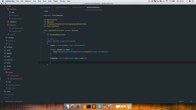 Testing Laravel API Resources смотреть онлайн