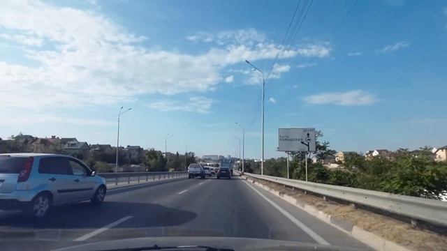 Дорога из Балаклавы в Севастополь, торговый центр Океан Ускорено смотреть онлайн