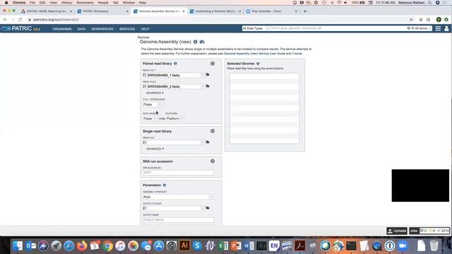 Submitting reads to the PATRIC Assembly Service смотреть онлайн