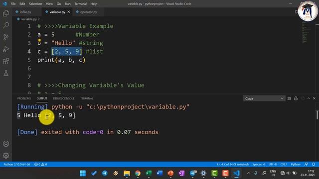 3. Python Variables | Python Tutorial For Beginners | Python in Hindi | Python Programming смотреть онлайн