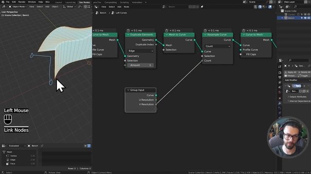 Loft Curves Properly - Geometry Nodes in Blender 3.6 смотреть онлайн