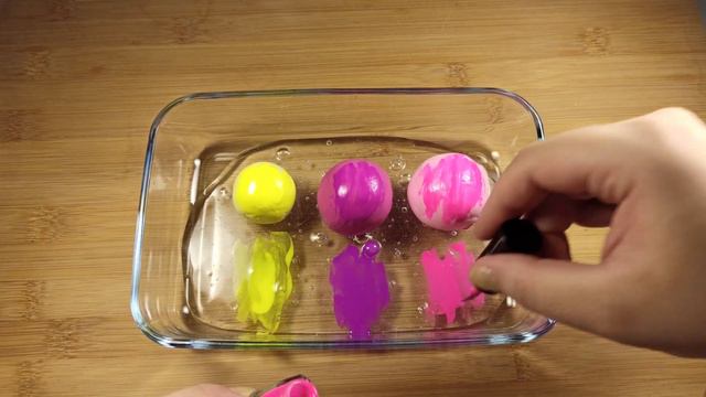 Neon nailpolishes & clear slime 🌟Неоновые лаки и хрустальный слайм смотреть онлайн
