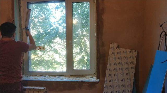 монтаж откос подоконник сэндвич-панель  как установить ? уста suhbat tv ?