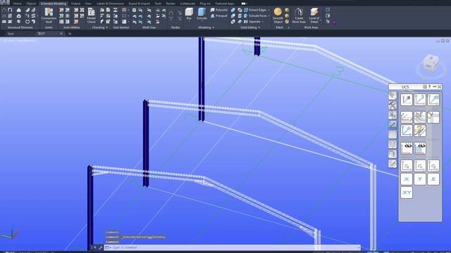 08-01-Work Area Advance Steel Tutorial смотреть онлайн