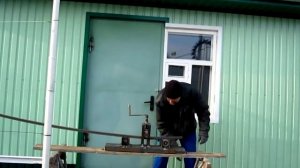 Как согнуть профильную трубу Гибка профильной трубы своими руками