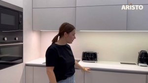 Кухня с фасадами из керамогранита