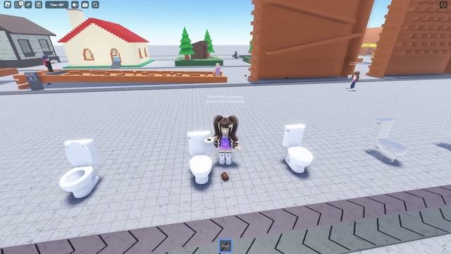 24 HORAS EM UM MUNDO CHEIO DE COCÔ - POOP WITH FRIENDS- ROBLOX смотреть онлайн